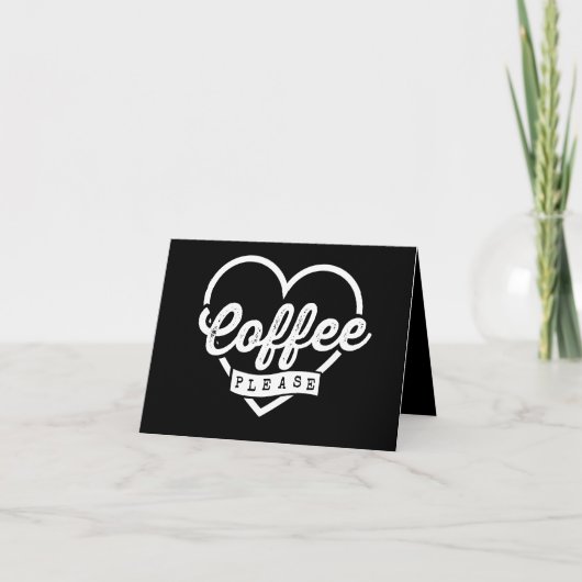 KOFFIE NOTITIEKAARTJE (Voorkant)