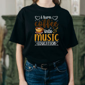 Koffie Notities Leraar Tshirt