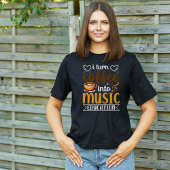 Koffie Notities Leraar Tshirt