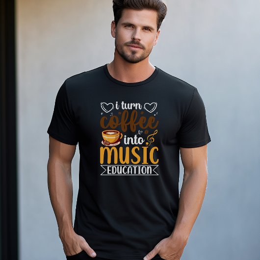 Koffie Notities Leraar Tshirt