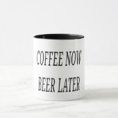 Koffie nu bier later mok (Midden)