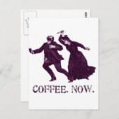 KOFFIE. NU. BRIEFKAART (Voorkant / Achterkant)