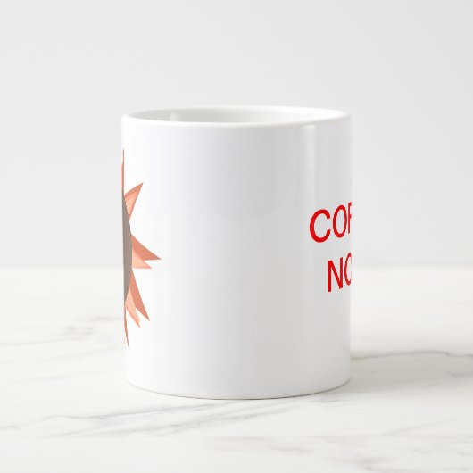 Koffie nu! Giant Coffee-Mok Grote Koffiekop (Voorkant)