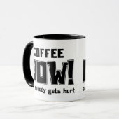 Koffie NU! -mok Mok (Voorkant links)