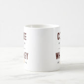 Koffie nu. Whiskey later. Koffiemok (Center)