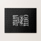 koffie nu wijn later legpuzzel (Horizontaal)