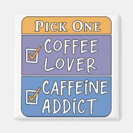 Koffie of cafeïne magneet