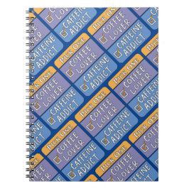 Koffie of cafeïne notitieboek