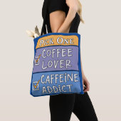 Koffie of cafeïne tote bag (Dichtbij)