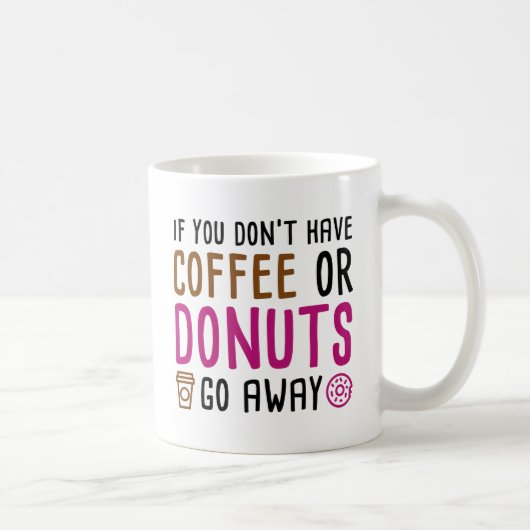 Koffie of donuts koffiemok (Rechts)