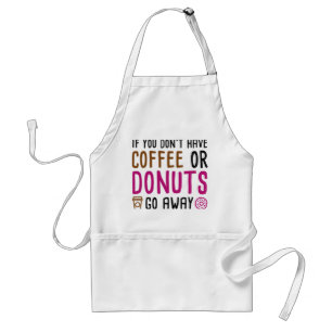 Koffie Of Donuts Standaard Schort