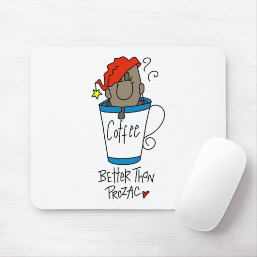 Koffie of Prozac Muismat (Met muis)