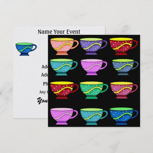 Koffie of ? - SRF Kaart (Voorkant / Achterkant)