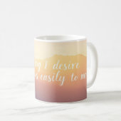 Koffie of thee met gevoel voor betekenis koffiemok (Voorkant rechts)