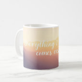 Koffie of thee met gevoel voor betekenis koffiemok (Voorkant links)