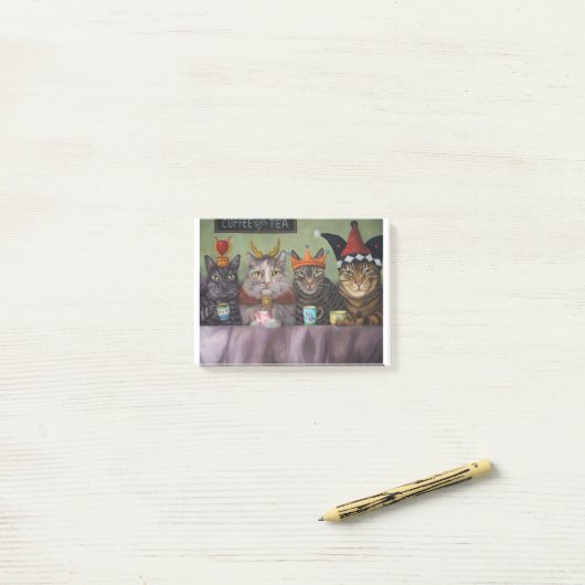 Koffie of thee post-it® notes (Op bureau)