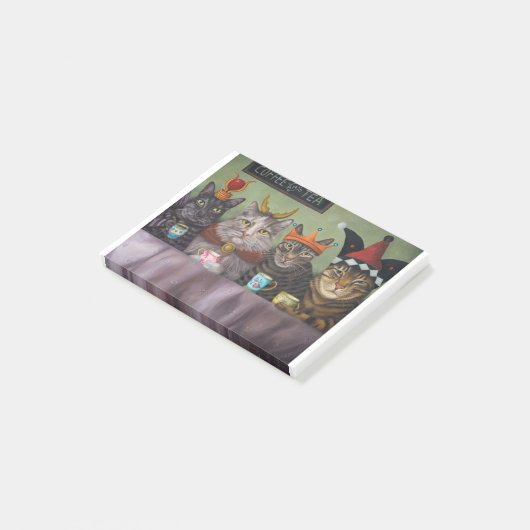 Koffie of thee post-it® notes (Schuin)