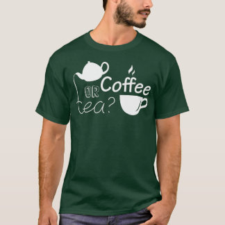 Koffie of thee t-shirt