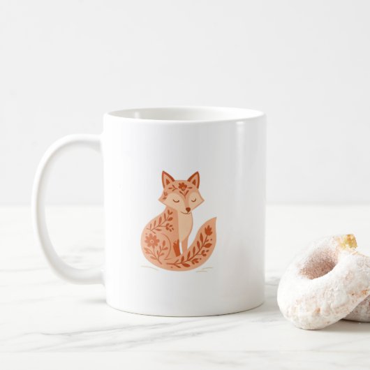 Koffie- of theekop koffiemok (Met donut)