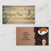 Koffie of visitekaartje van theewinkels (Voorkant / Achterkant)