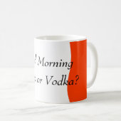 Koffie of Vodka Koffiemok (Voorkant rechts)