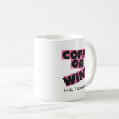 Koffie of wijn? Mok (Voorkant rechts)