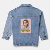 koffie-offerte denim jacket (Achterkant)