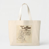koffie-offerte grote tote bag (Voorkant)