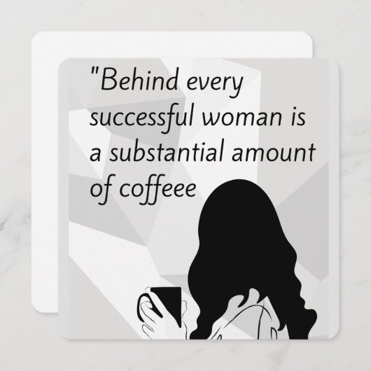 koffie-offerte kaart (Voorkant / Achterkant)