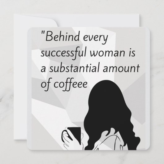 koffie-offerte kaart (Voorkant)