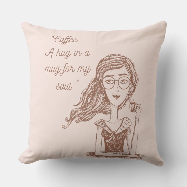 koffie-offerte kussen (Voorkant)