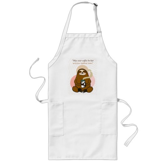 koffie-offerte lang schort (Voorkant)