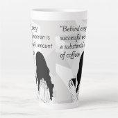 koffie-offerte latte mok (Voorkant)