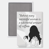 koffie-offerte magneet (Voorkant / Achterkant)