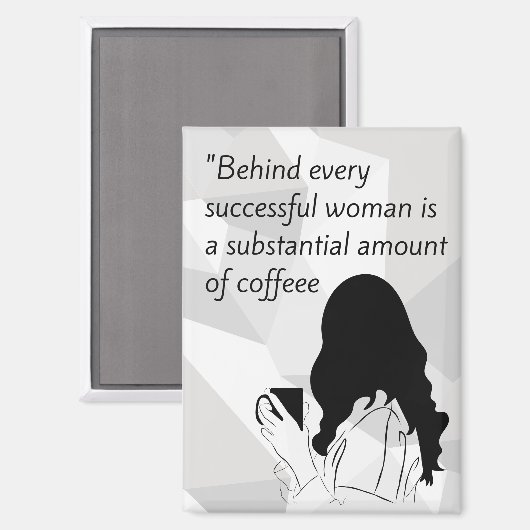 koffie-offerte magneet (Voorkant / Achterkant)