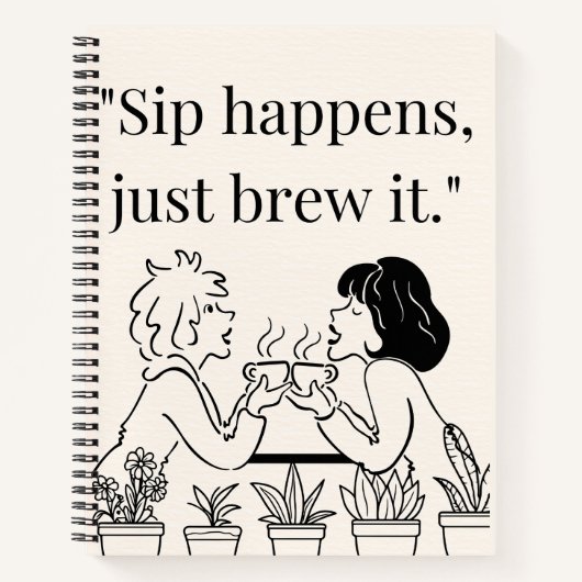 koffie-offerte notitieboek (Voorkant)