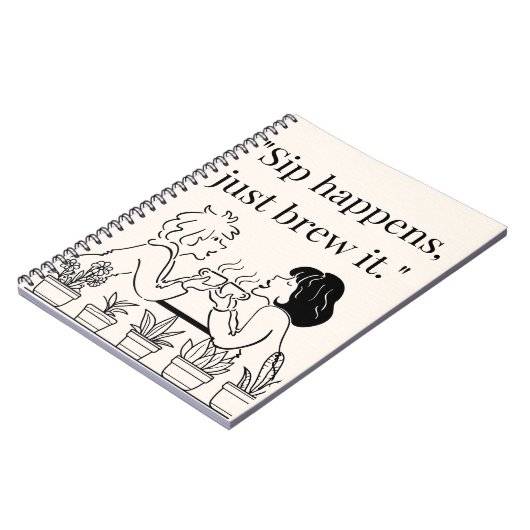 koffie-offerte notitieboek (Linkerzijde)