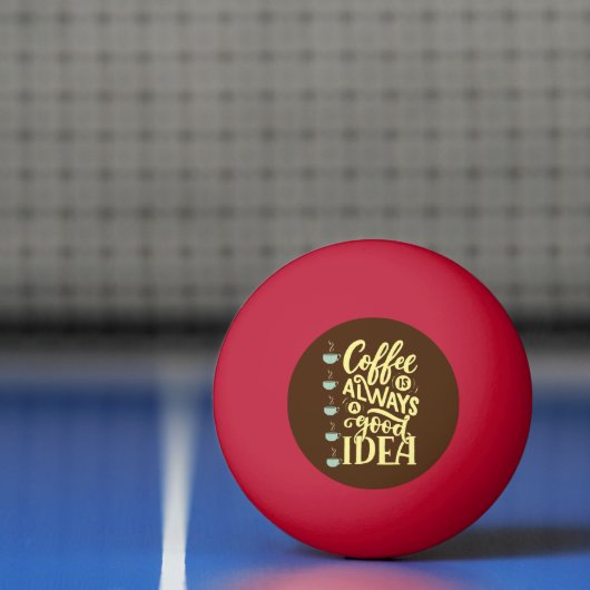 koffie-offerte pingpongbal (Net)
