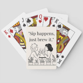 koffie-offerte pokerkaarten