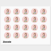 koffie-offerte ronde sticker (Vel)