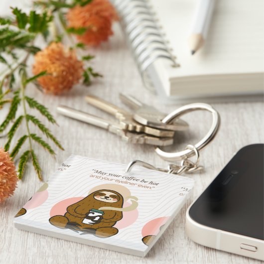 koffie-offerte sleutelhanger (Voorkant Rechts)