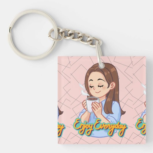 koffie-offerte sleutelhanger (voorkant)