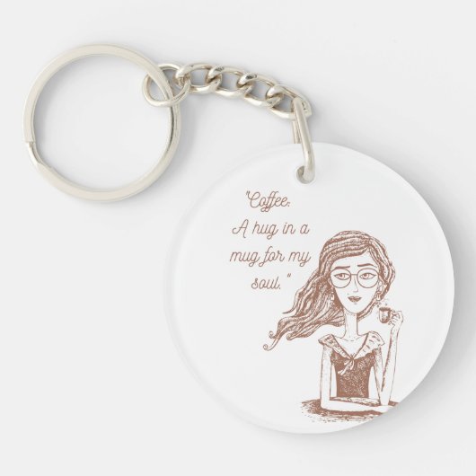 koffie-offerte sleutelhanger (Voorkant)