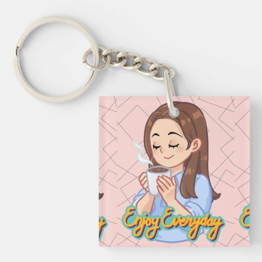 koffie-offerte sleutelhanger (voorkant)