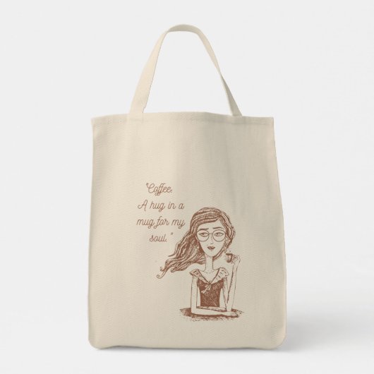 koffie-offerte tote bag (Achterkant)