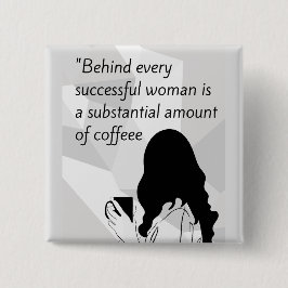 koffie-offerte vierkante button 5,1 cm