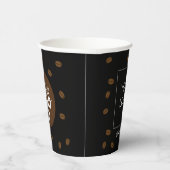 Koffie om Kafe Kafeteria Business Logo te kopen Papieren Bekers (Rechts)