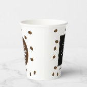 Koffie om Kafe Kafeteria Business Logo te kopen Papieren Bekers (Rechts)