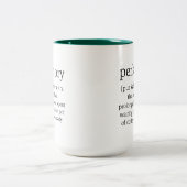 Koffie om klaar te zijn tweekleurige koffiemok (Center)