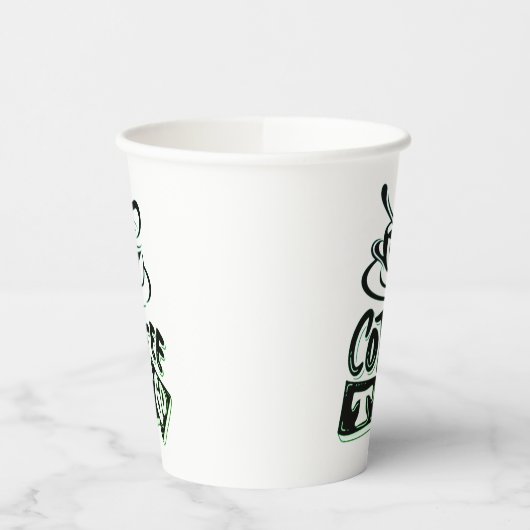 Koffie om papieren bekers te gaan - 8 oz aangepast (Links)